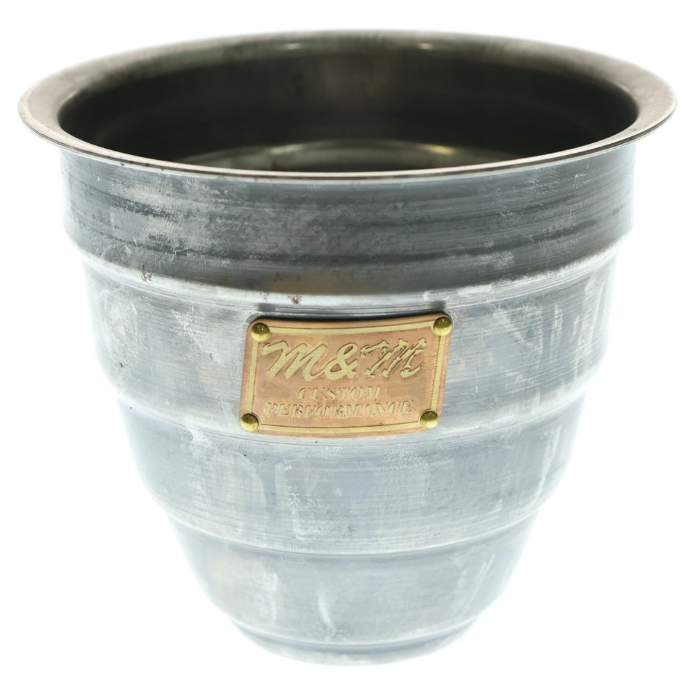 m&m(エムアンドエム) ×MASSES POT TYPE 1 - Chrysails STEEL / SMALL マシス クリサリス 鉄鉢 ポット シルバー