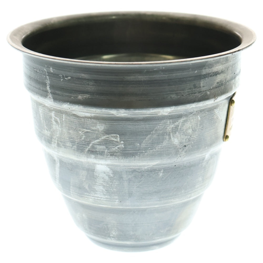 m&m(エムアンドエム) ×MASSES POT TYPE 1 - Chrysails STEEL / SMALL マシス クリサリス 鉄鉢 ポット シルバー