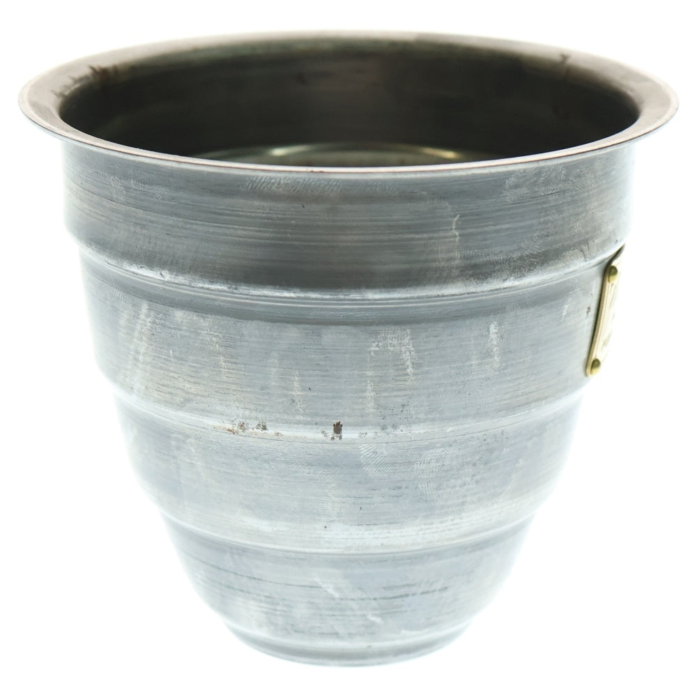 m&m(エムアンドエム) ×MASSES POT TYPE 1 - Chrysails STEEL / SMALL マシス クリサリス 鉄鉢 ポット シルバー