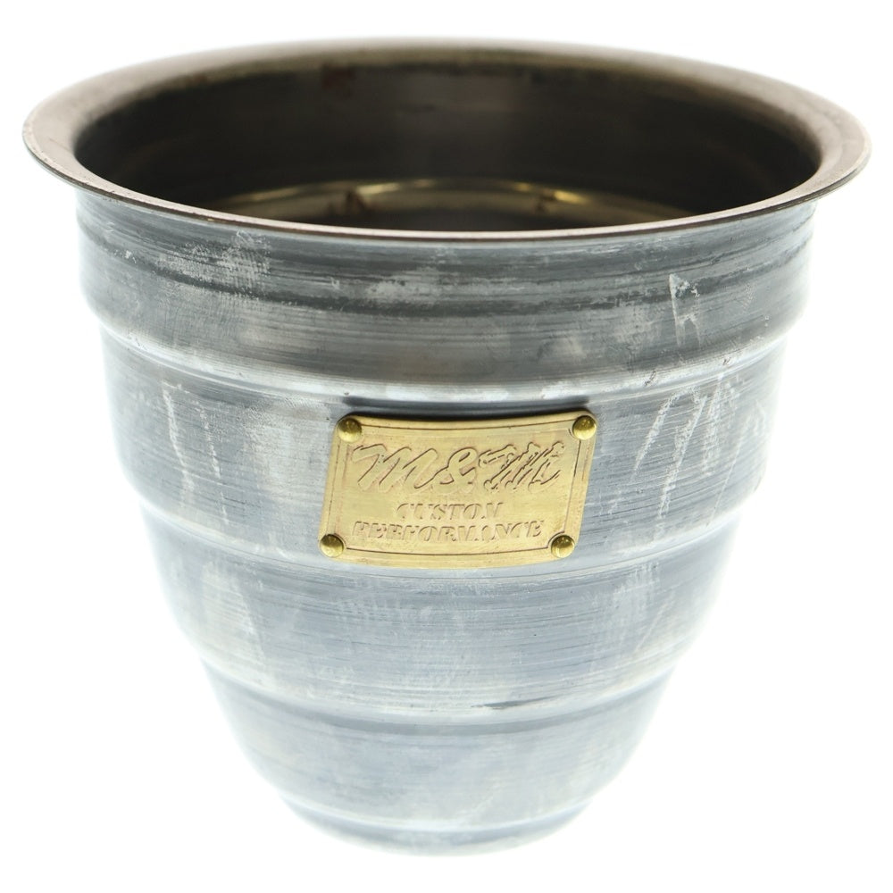 m&m(エムアンドエム) ×MASSES POT TYPE 1 - Chrysails STEEL / SMALL マシス クリサリス 鉄鉢 ポット シルバー