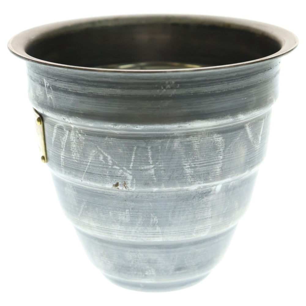 m&m(エムアンドエム) ×MASSES POT TYPE 1 - Chrysails STEEL / SMALL マシス クリサリス 鉄鉢 ポット シルバー