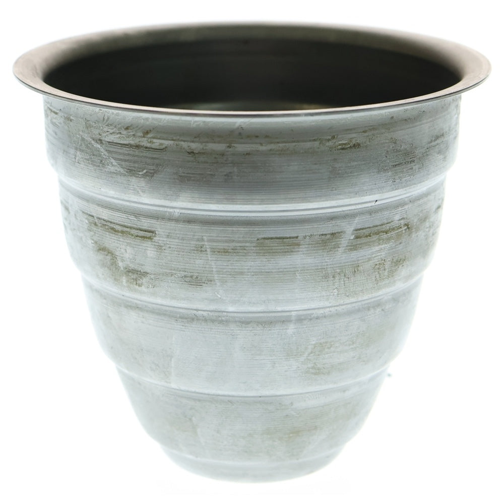 m&m(エムアンドエム) ×MASSES POT TYPE 1 - Chrysails STEEL / SMALL マシス クリサリス 鉄鉢 ポット シルバー