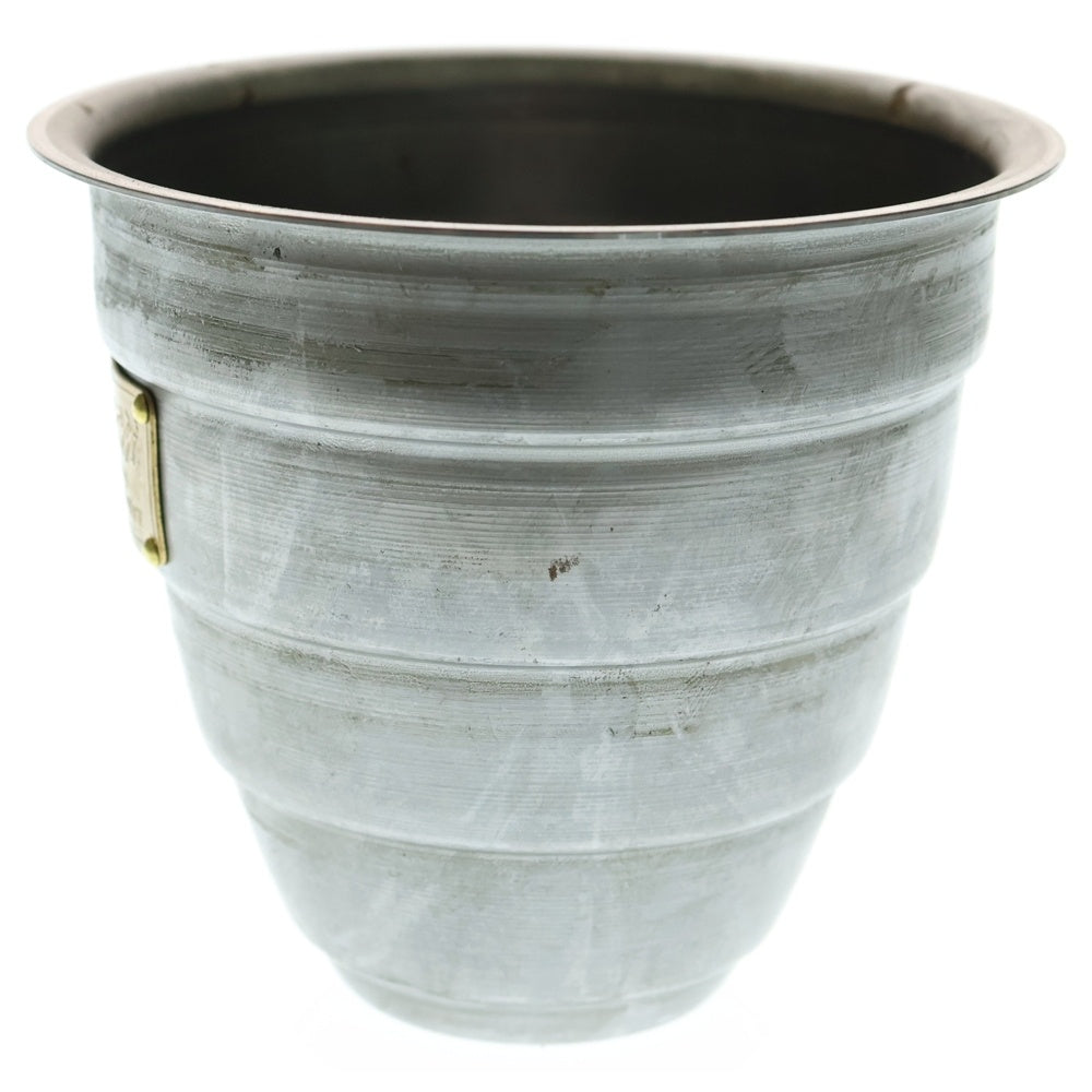 m&m(エムアンドエム) ×MASSES POT TYPE 1 - Chrysails STEEL / SMALL マシス クリサリス 鉄鉢 ポット シルバー