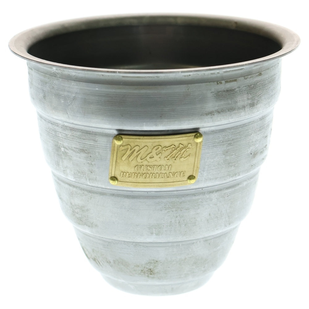 m&m(エムアンドエム) ×MASSES POT TYPE 1 - Chrysails STEEL / SMALL マシス クリサリス 鉄鉢 ポット シルバー