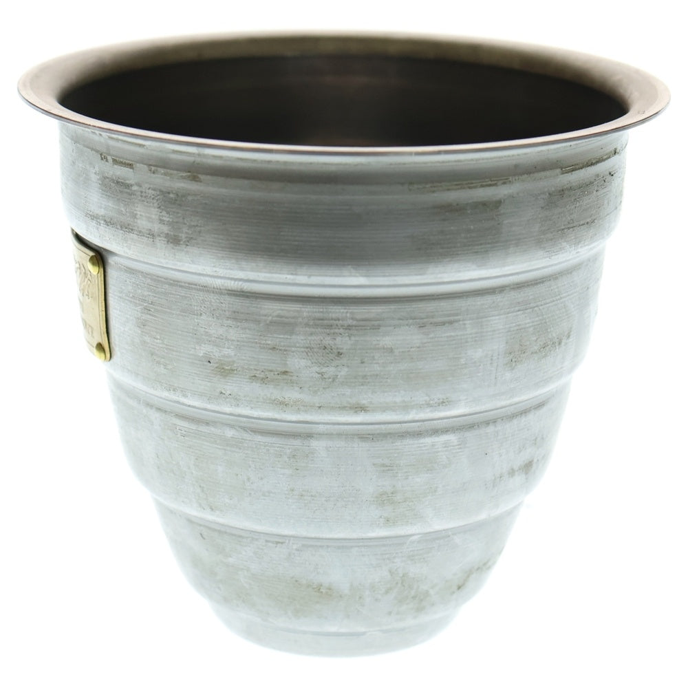 m&m(エムアンドエム) ×MASSES POT TYPE 1 - Chrysails STEEL / SMALL マシス クリサリス 鉄鉢 ポット シルバー