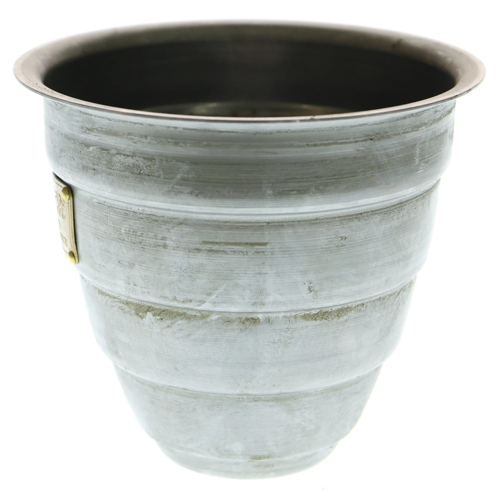 m&m(エムアンドエム) ×MASSES POT TYPE 1 - Chrysails STEEL / SMALL マシス クリサリス 鉄鉢 ポット シルバー