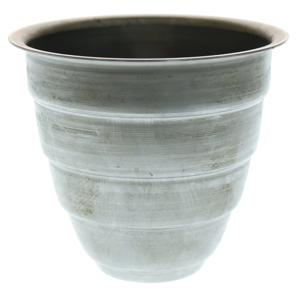 m&m(エムアンドエム) ×MASSES POT TYPE 1 - Chrysails STEEL / SMALL マシス クリサリス 鉄鉢 ポット シルバー