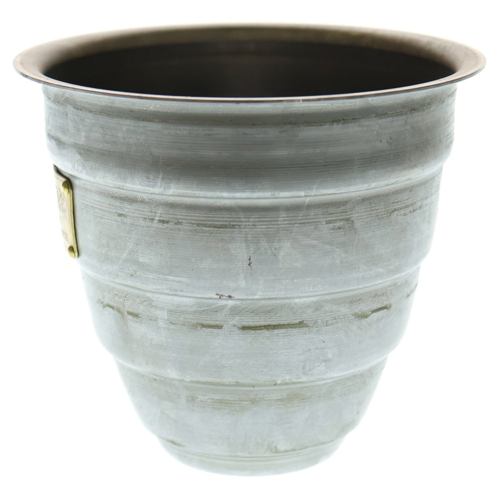 m&m(エムアンドエム) ×MASSES POT TYPE 1 - Chrysails STEEL / SMALL マシス クリサリス 鉄鉢 ポット シルバー