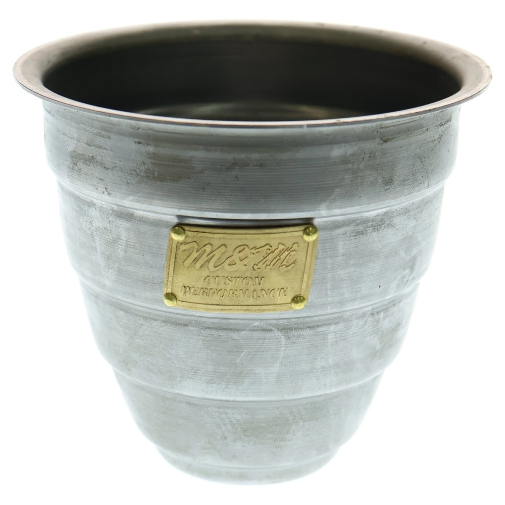 m&m(エムアンドエム) ×MASSES POT TYPE 1 - Chrysails STEEL / SMALL マシス クリサリス 鉄鉢 ポット シルバー