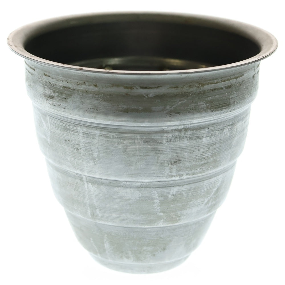 m&m(エムアンドエム) ×MASSES POT TYPE 1 - Chrysails STEEL / SMALL マシス クリサリス 鉄鉢 ポット シルバー