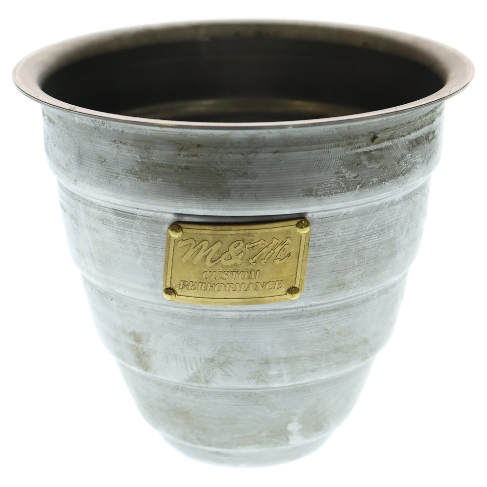m&m(エムアンドエム) ×MASSES POT TYPE 1 - Chrysails STEEL / SMALL マシス クリサリス 鉄鉢 ポット シルバー