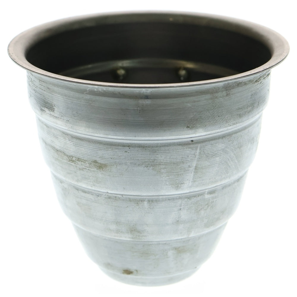 m&m(エムアンドエム) ×MASSES POT TYPE 1 - Chrysails STEEL / SMALL マシス クリサリス 鉄鉢 ポット シルバー