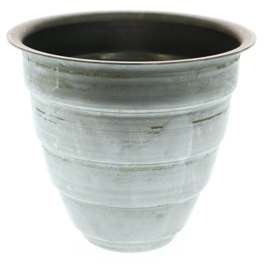 m&m(エムアンドエム) ×MASSES POT TYPE 1 - Chrysails STEEL / SMALL マシス クリサリス 鉄鉢 ポット シルバー