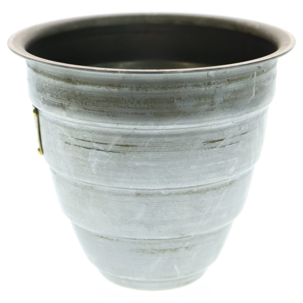 m&m(エムアンドエム) ×MASSES POT TYPE 1 - Chrysails STEEL / SMALL マシス クリサリス 鉄鉢 ポット シルバー