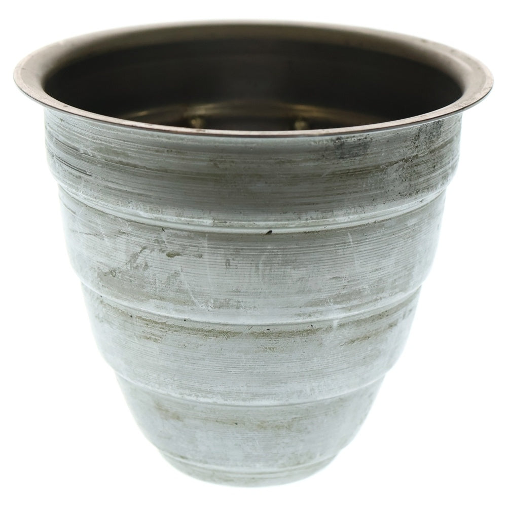 m&m(エムアンドエム) ×MASSES POT TYPE 1 - Chrysails STEEL / SMALL マシス クリサリス 鉄鉢 ポット シルバー