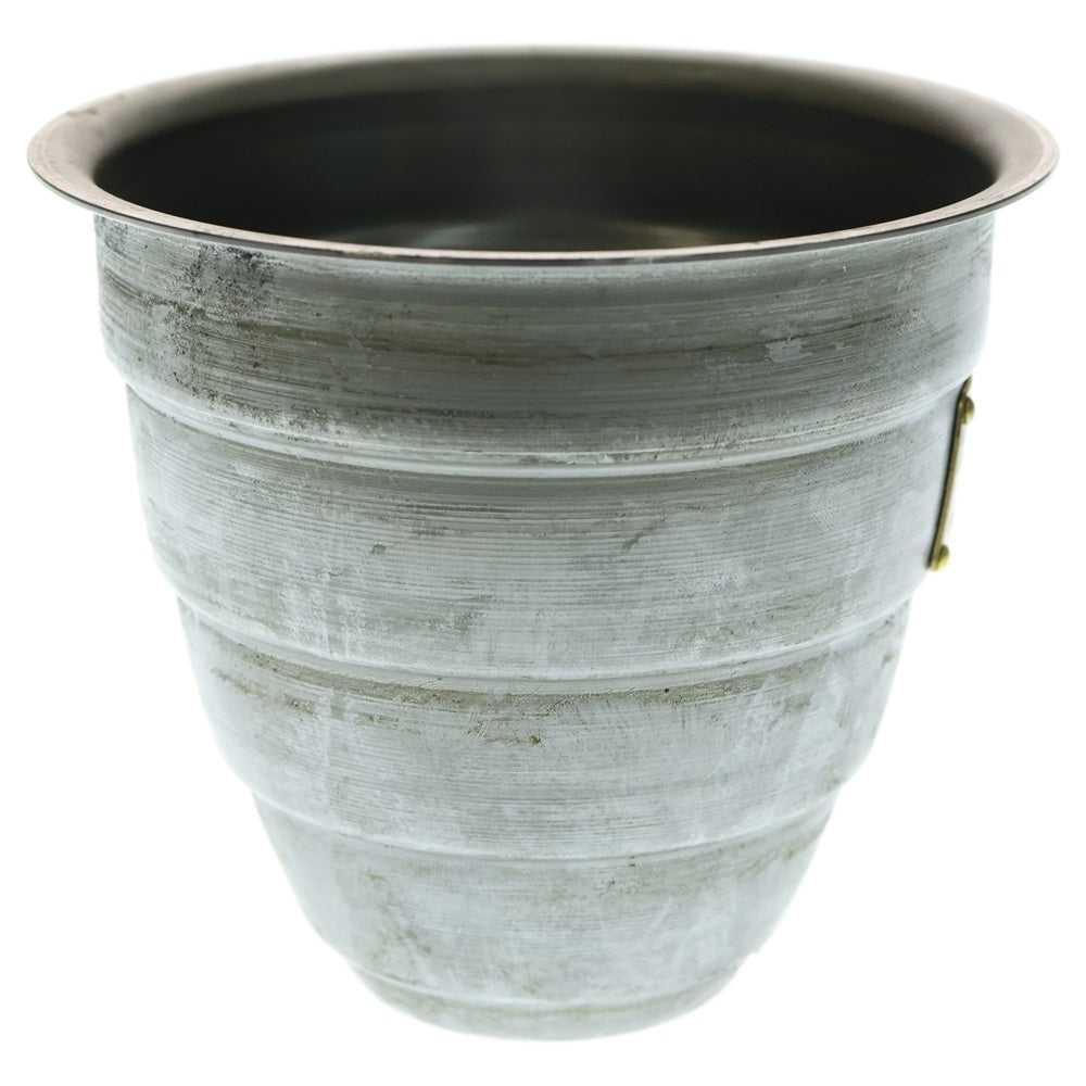 m&m(エムアンドエム) ×MASSES POT TYPE 1 - Chrysails STEEL / SMALL マシス クリサリス 鉄鉢 ポット シルバー