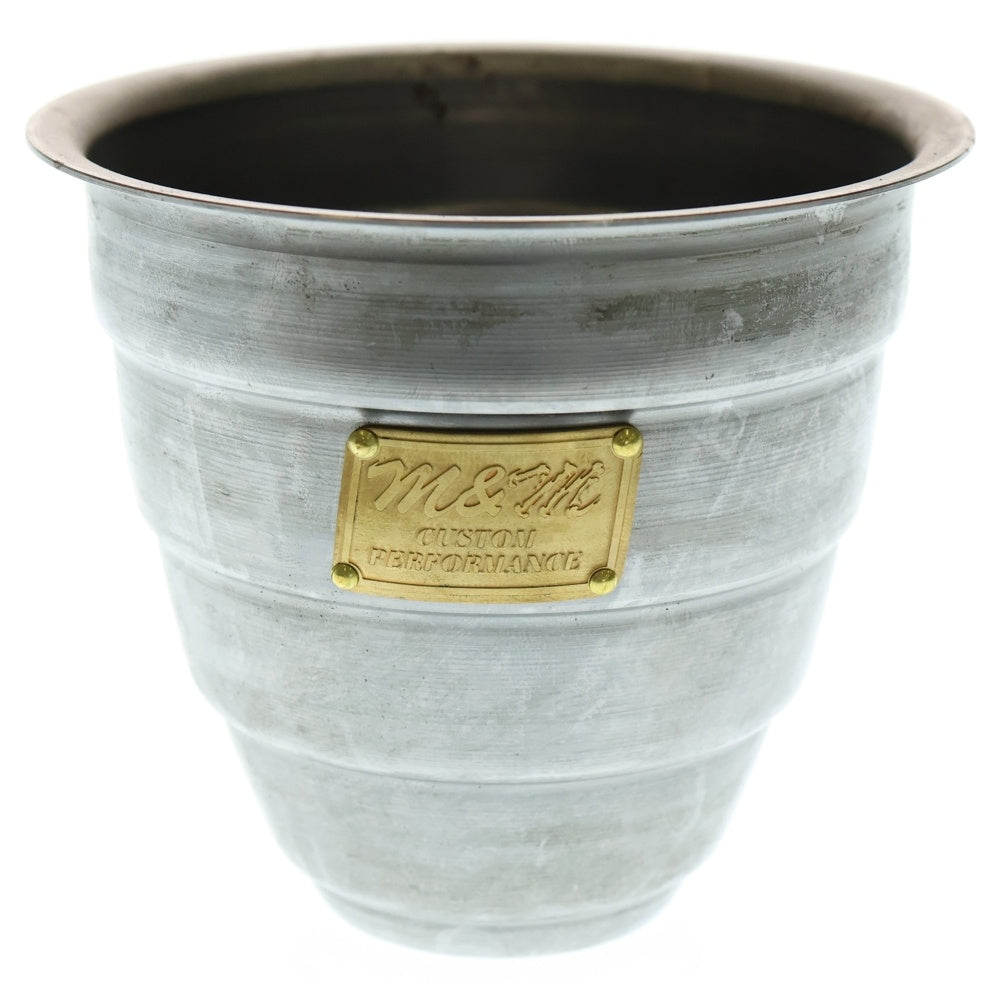 m&m(エムアンドエム) ×MASSES POT TYPE 1 - Chrysails STEEL / SMALL マシス クリサリス 鉄鉢 ポット シルバー