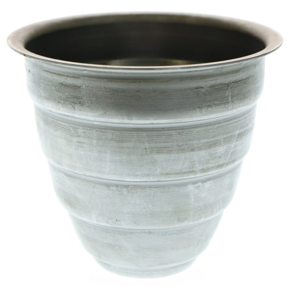 m&m(エムアンドエム) ×MASSES POT TYPE 1 - Chrysails STEEL / SMALL マシス クリサリス 鉄鉢 ポット シルバー