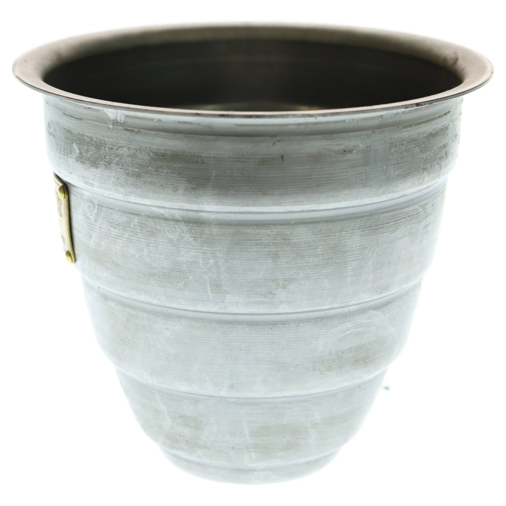 m&m(エムアンドエム) ×MASSES POT TYPE 1 - Chrysails STEEL / SMALL マシス クリサリス 鉄鉢 ポット シルバー