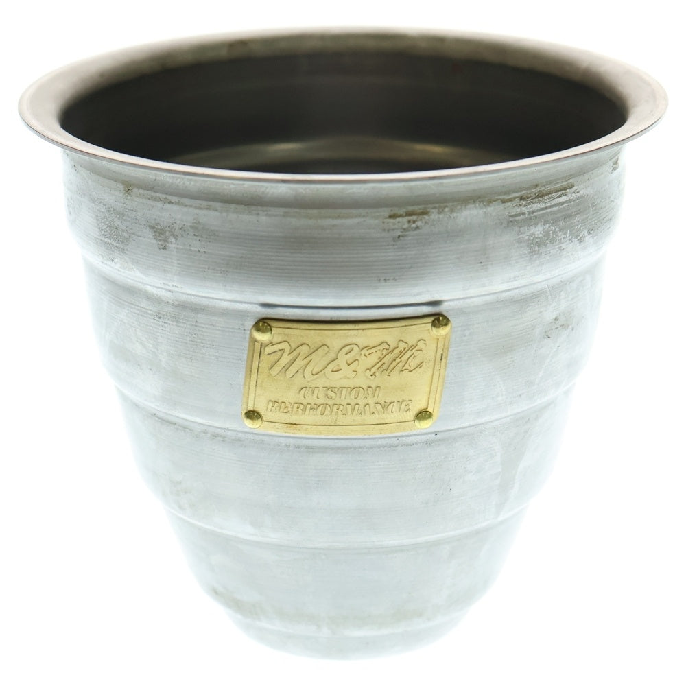 m&m(エムアンドエム) ×MASSES POT TYPE 1 - Chrysails STEEL / SMALL マシス クリサリス 鉄鉢 ポット シルバー