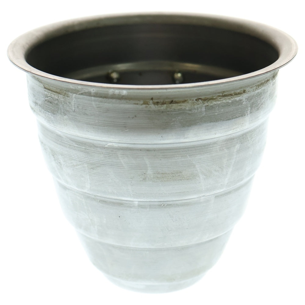 m&m(エムアンドエム) ×MASSES POT TYPE 1 - Chrysails STEEL / SMALL マシス クリサリス 鉄鉢 ポット シルバー