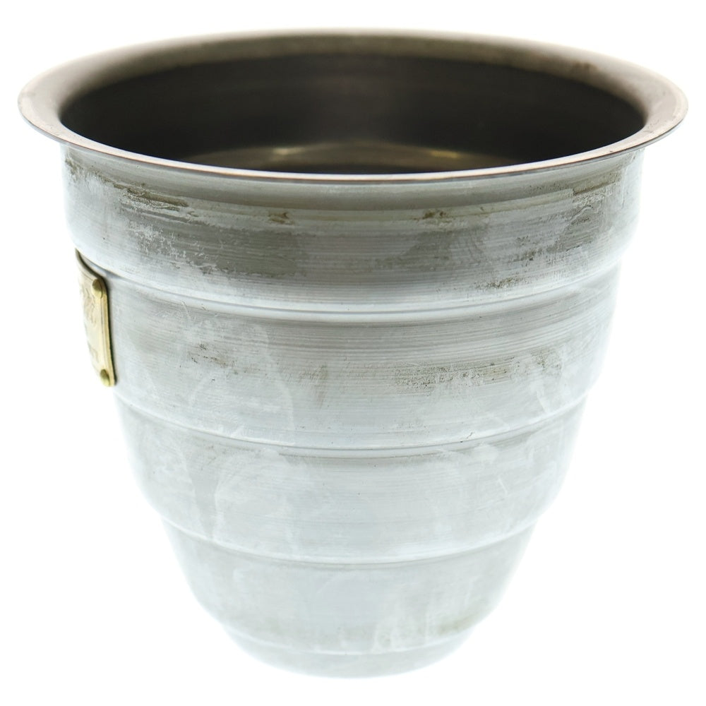 m&m(エムアンドエム) ×MASSES POT TYPE 1 - Chrysails STEEL / SMALL マシス クリサリス 鉄鉢 ポット シルバー