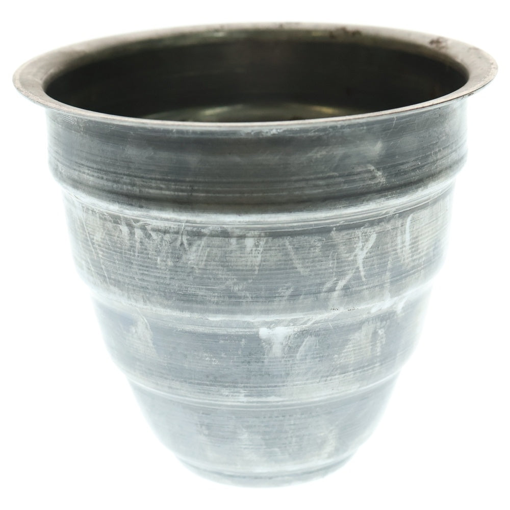 m&m(エムアンドエム) ×MASSES POT TYPE 1 - Chrysails STEEL / SMALL マシス クリサリス 鉄鉢 ポット シルバー