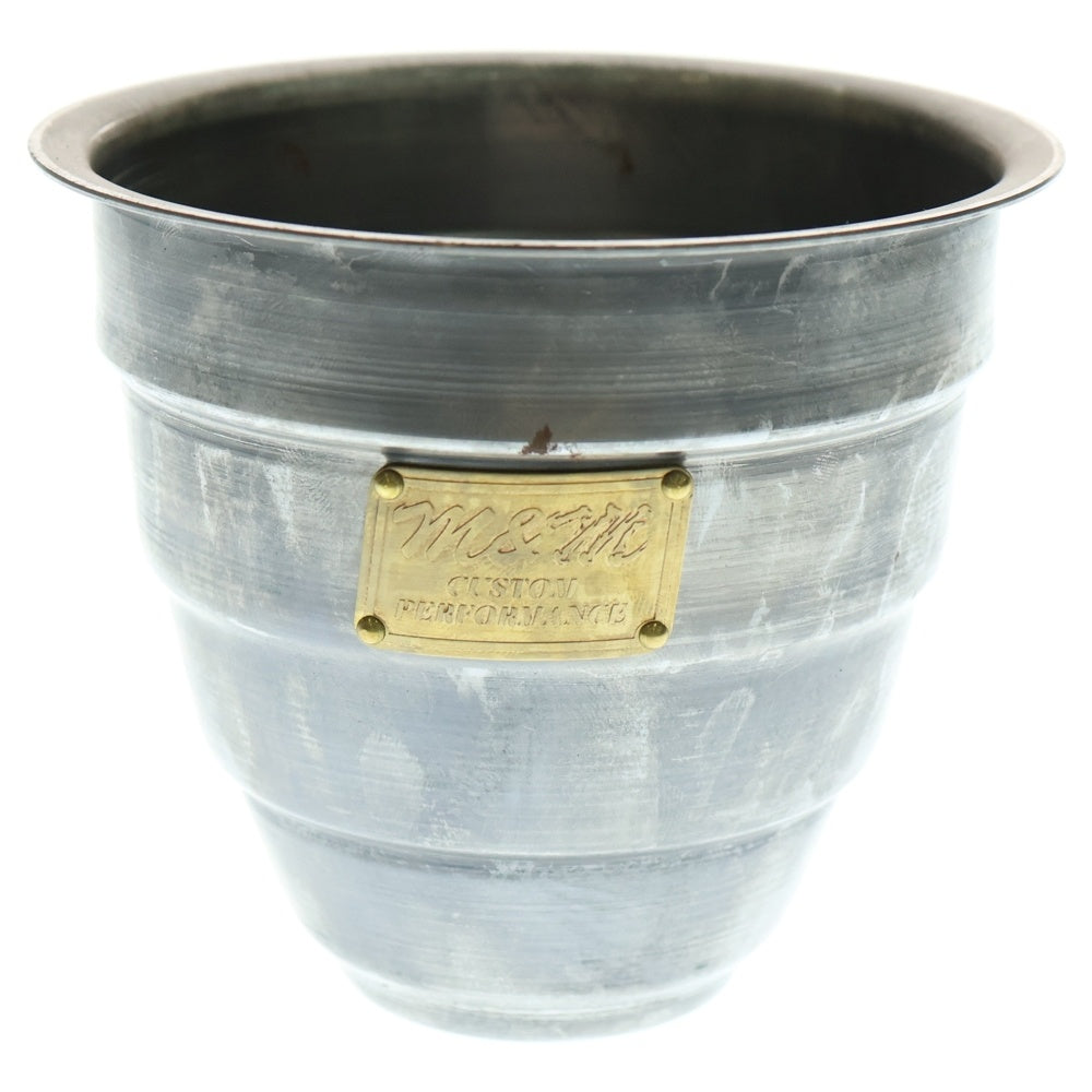 m&m(エムアンドエム) ×MASSES POT TYPE 1 - Chrysails STEEL / SMALL マシス クリサリス 鉄鉢 ポット シルバー