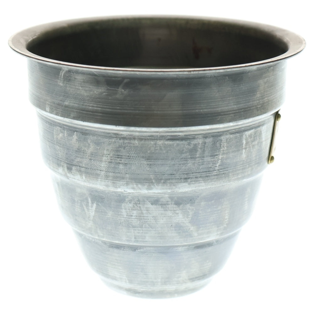 m&m(エムアンドエム) ×MASSES POT TYPE 1 - Chrysails STEEL / SMALL マシス クリサリス 鉄鉢 ポット シルバー