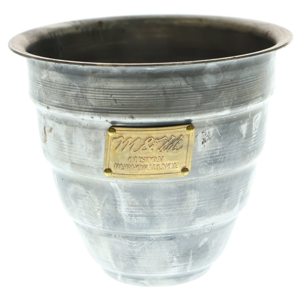 m&m(エムアンドエム) ×MASSES POT TYPE 1 - Chrysails STEEL / SMALL マシス クリサリス 鉄鉢 ポット シルバー