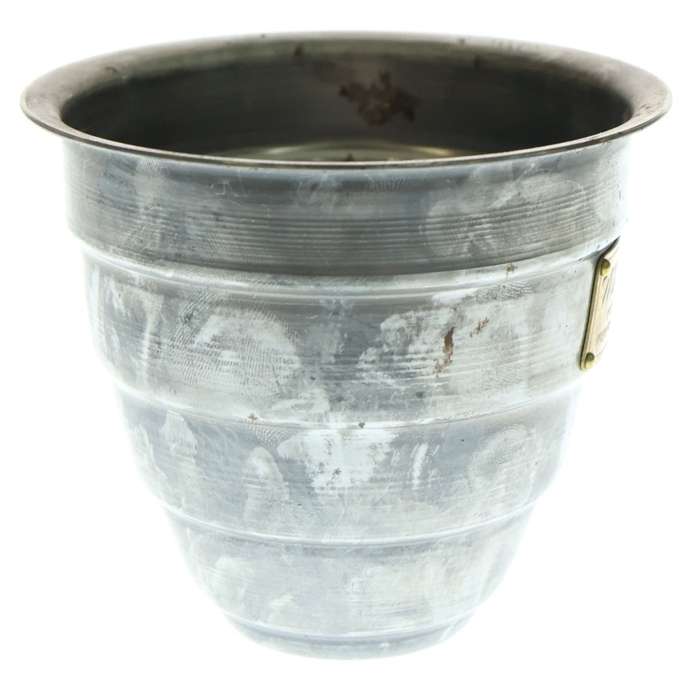 m&m(エムアンドエム) ×MASSES POT TYPE 1 - Chrysails STEEL / SMALL マシス クリサリス 鉄鉢 ポット シルバー