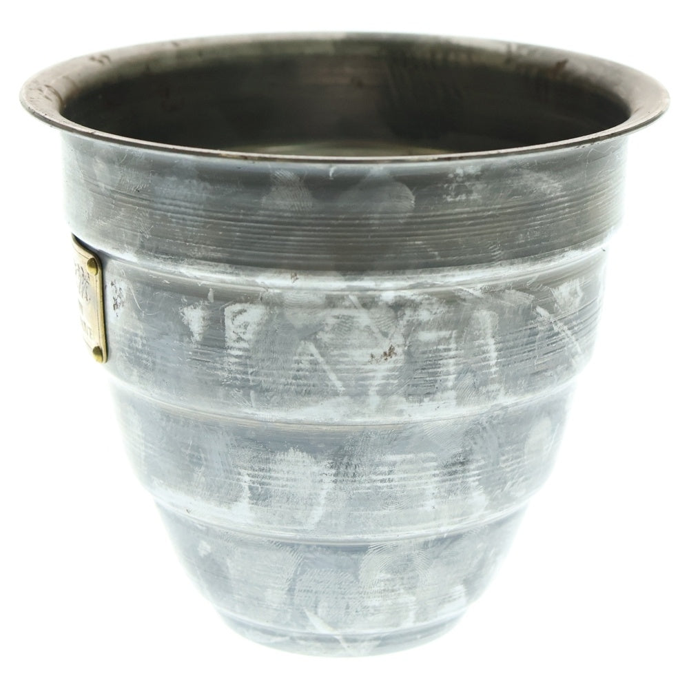 m&m(エムアンドエム) ×MASSES POT TYPE 1 - Chrysails STEEL / SMALL マシス クリサリス 鉄鉢 ポット シルバー