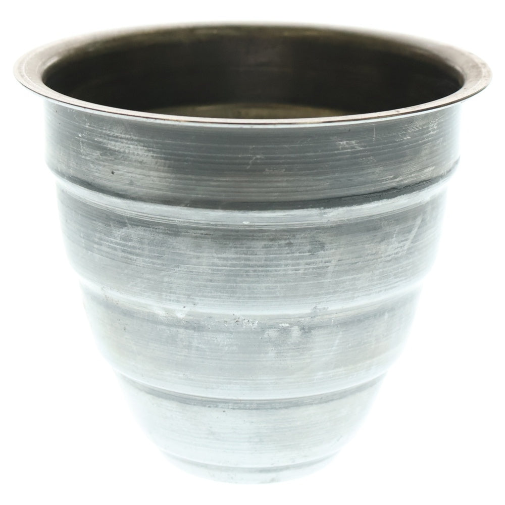 m&m(エムアンドエム) ×MASSES POT TYPE 1 - Chrysails STEEL / SMALL マシス クリサリス 鉄鉢 ポット シルバー