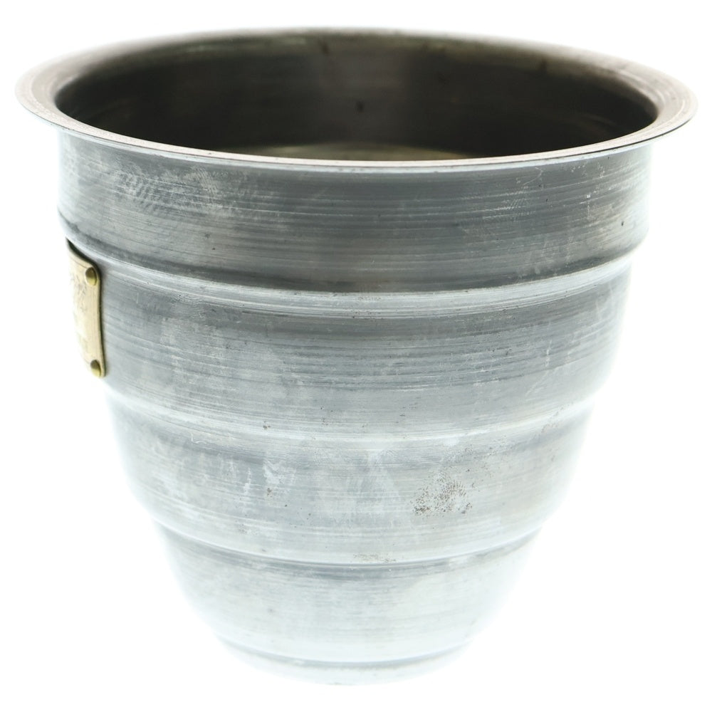 m&m(エムアンドエム) ×MASSES POT TYPE 1 - Chrysails STEEL / SMALL マシス クリサリス 鉄鉢 ポット シルバー