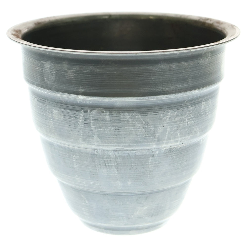 m&m(エムアンドエム) ×MASSES POT TYPE 1 - Chrysails STEEL / SMALL マシス クリサリス 鉄鉢 ポット シルバー