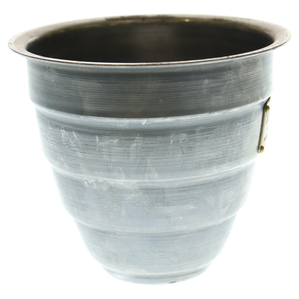 m&m(エムアンドエム) ×MASSES POT TYPE 1 - Chrysails STEEL / SMALL マシス クリサリス 鉄鉢 ポット シルバー