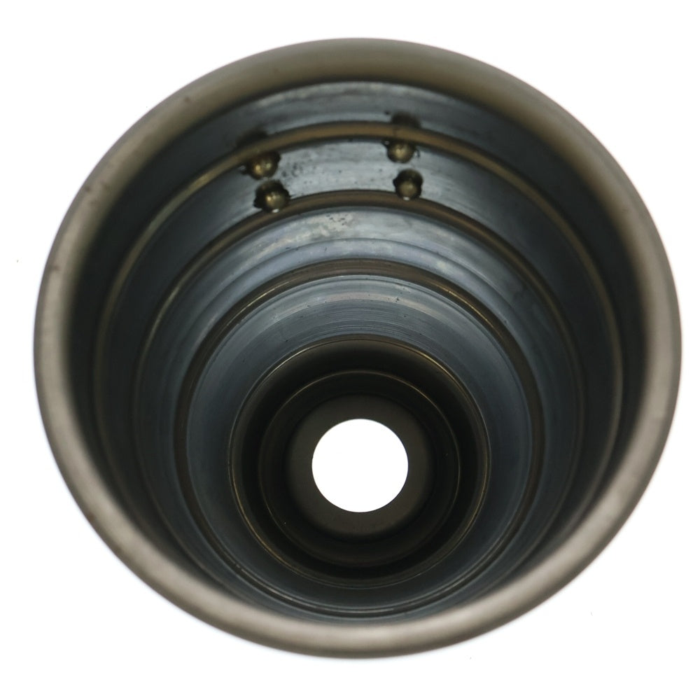 m&m(エムアンドエム) ×MASSES POT TYPE 1 - Chrysails STEEL / SMALL マシス クリサリス 鉄鉢 ポット シルバー