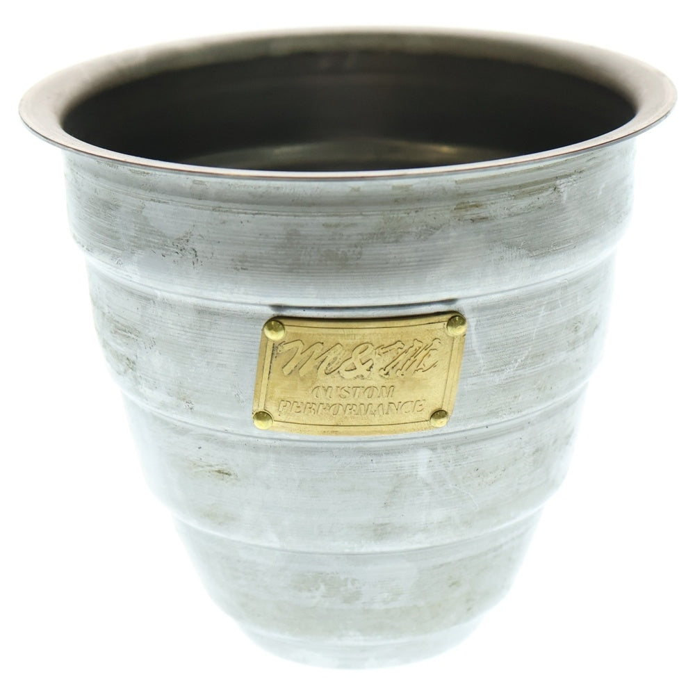 m&m(エムアンドエム) ×MASSES POT TYPE 1 - Chrysails STEEL / SMALL マシス クリサリス 鉄鉢 ポット シルバー