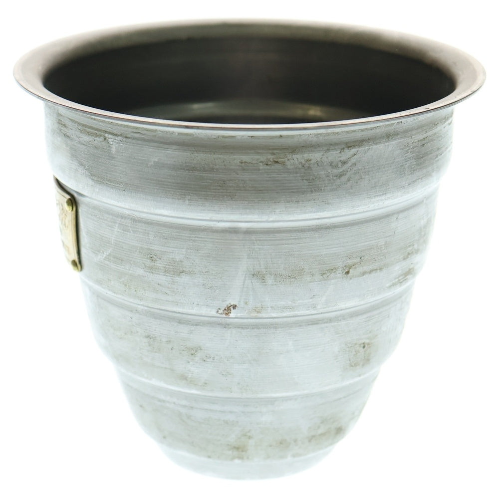 m&m(エムアンドエム) ×MASSES POT TYPE 1 - Chrysails STEEL / SMALL マシス クリサリス 鉄鉢 ポット シルバー