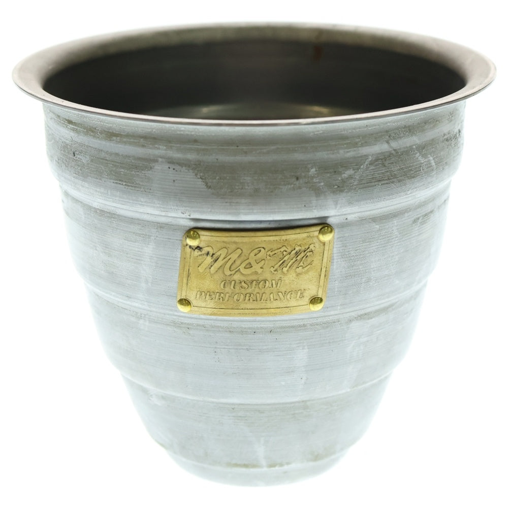 m&m(エムアンドエム) ×MASSES POT TYPE 1 - Chrysails STEEL / SMALL マシス クリサリス 鉄鉢 ポット シルバー