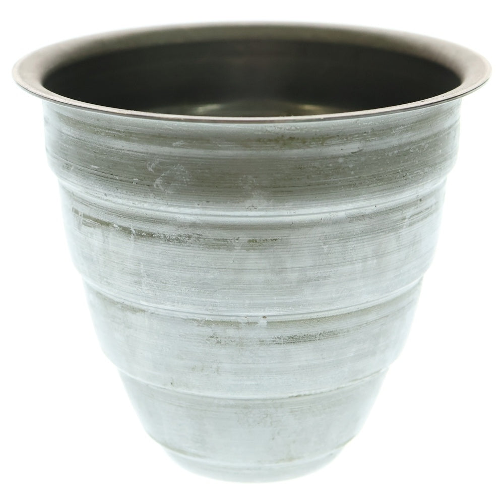 m&m(エムアンドエム) ×MASSES POT TYPE 1 - Chrysails STEEL / SMALL マシス クリサリス 鉄鉢 ポット シルバー
