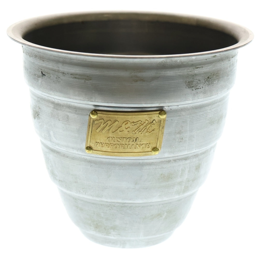 m&m(エムアンドエム) ×MASSES POT TYPE 1 - Chrysails STEEL / SMALL マシス クリサリス 鉄鉢 ポット シルバー