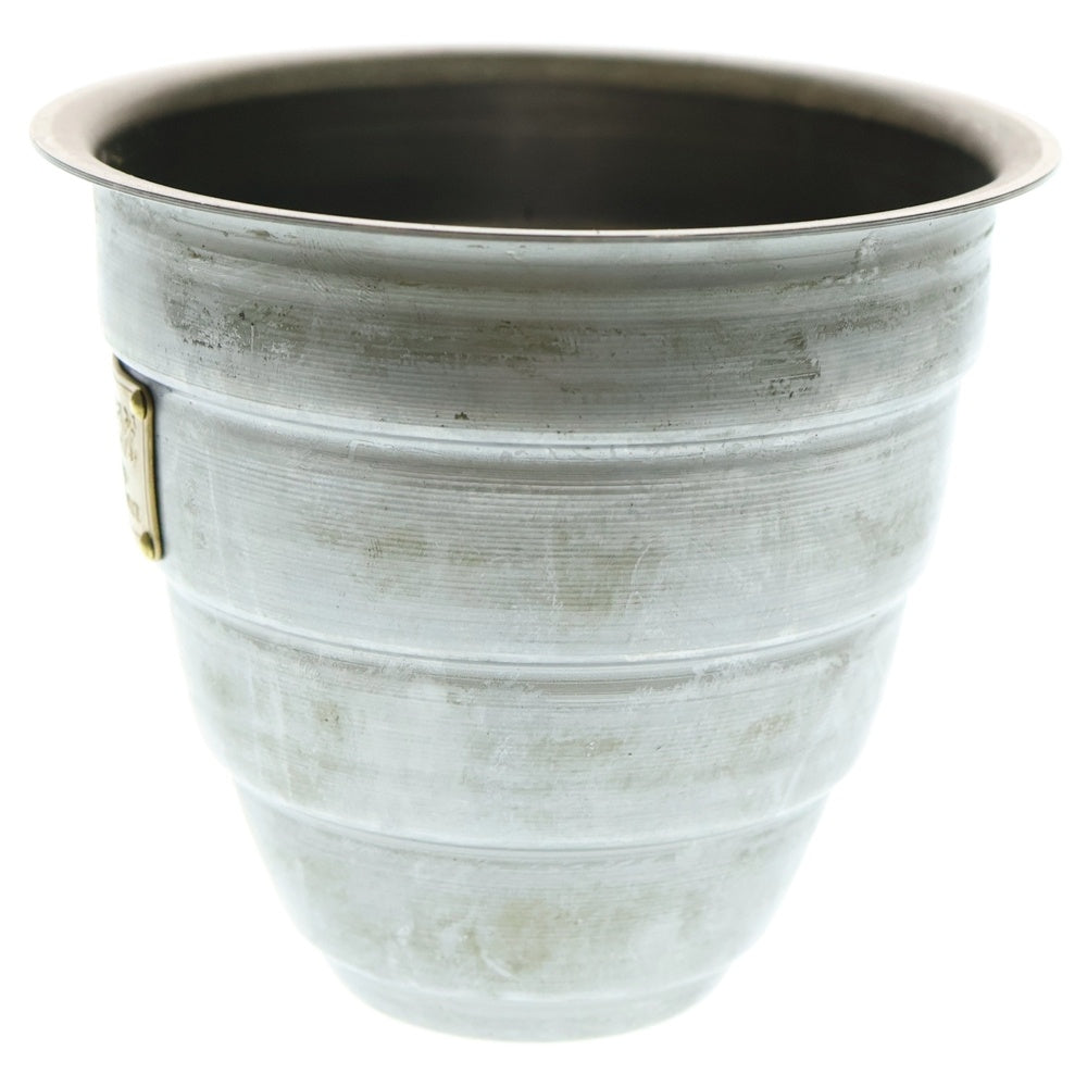 m&m(エムアンドエム) ×MASSES POT TYPE 1 - Chrysails STEEL / SMALL マシス クリサリス 鉄鉢 ポット シルバー