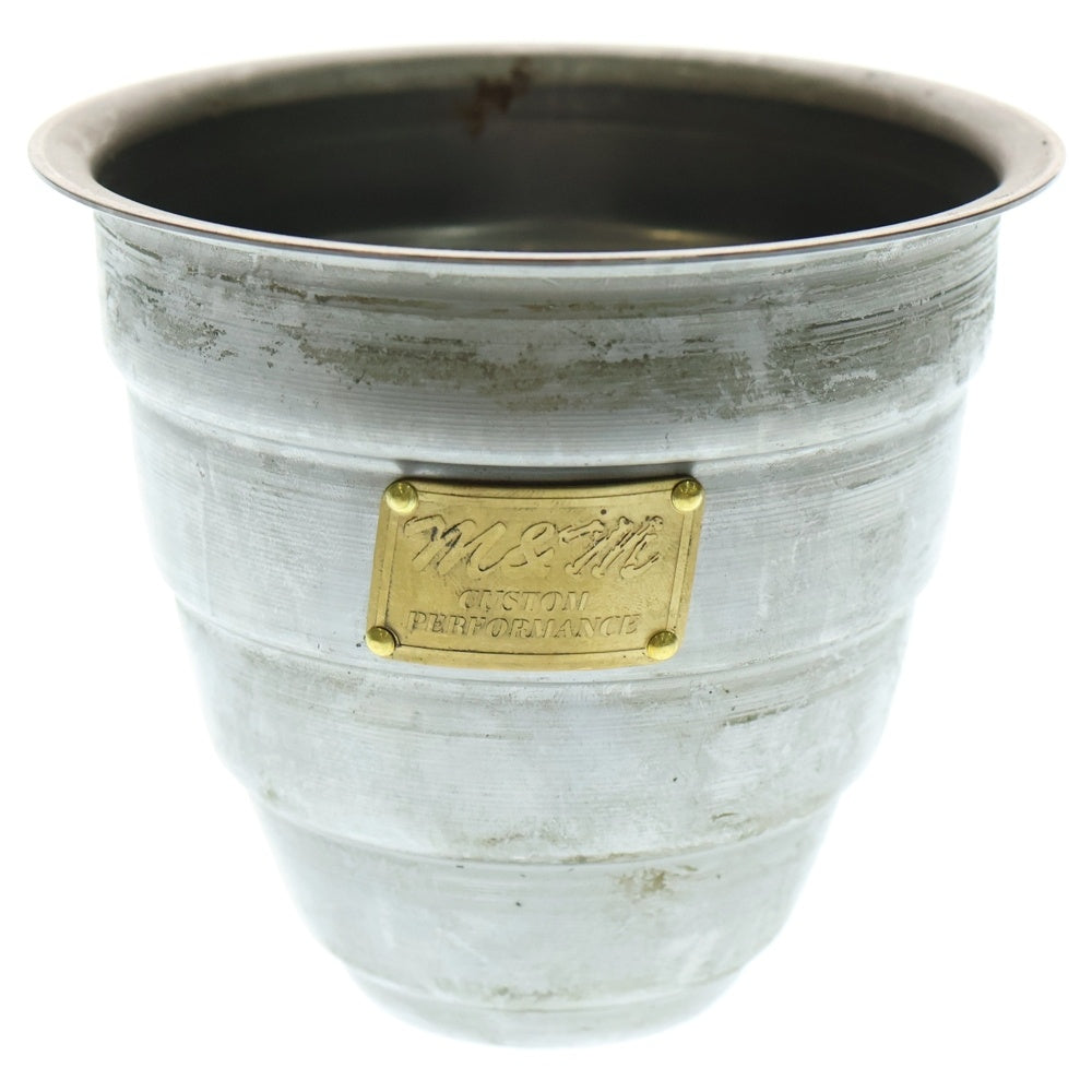 m&m(エムアンドエム) ×MASSES POT TYPE 1 - Chrysails STEEL / SMALL マシス クリサリス 鉄鉢 ポット シルバー