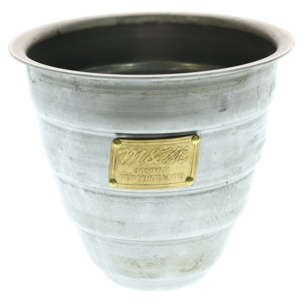 m&m(エムアンドエム) ×MASSES POT TYPE 1 - Chrysails STEEL / SMALL マシス クリサリス 鉄鉢 ポット シルバー