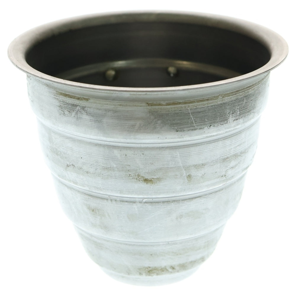 m&m(エムアンドエム) ×MASSES POT TYPE 1 - Chrysails STEEL / SMALL マシス クリサリス 鉄鉢 ポット シルバー