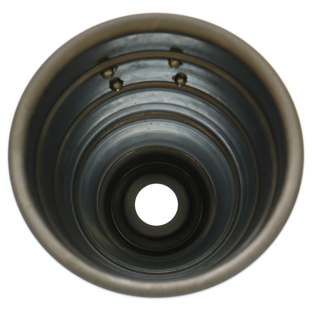 m&m(エムアンドエム) ×MASSES POT TYPE 1 - Chrysails STEEL / SMALL マシス クリサリス 鉄鉢 ポット シルバー