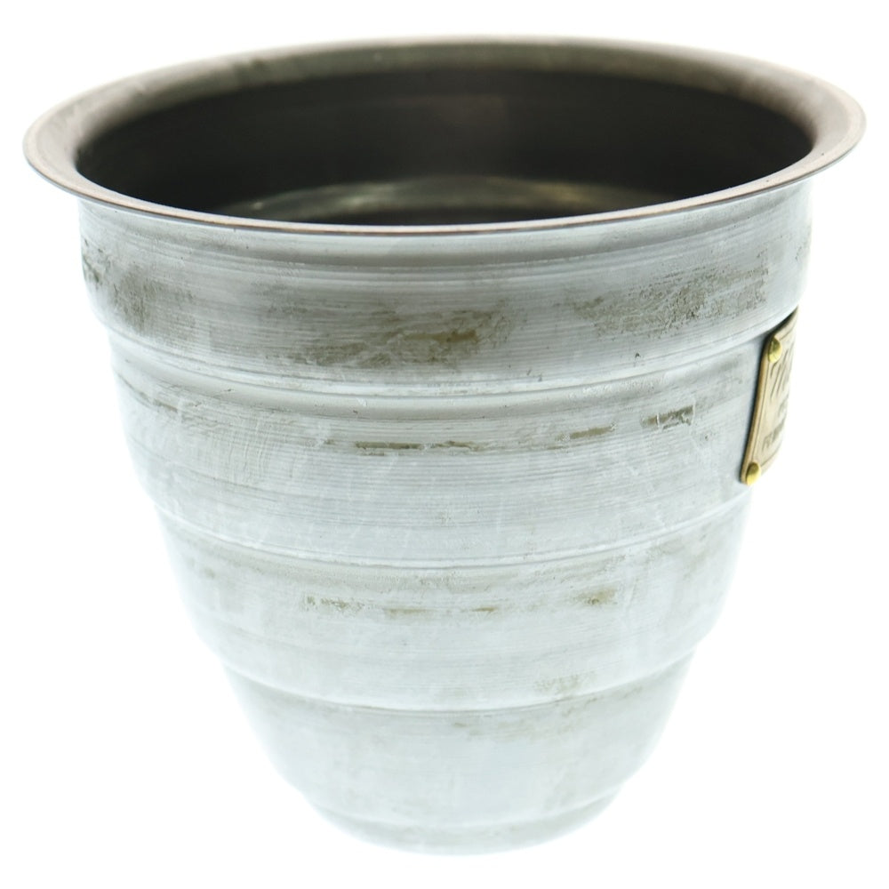 m&m(エムアンドエム) ×MASSES POT TYPE 1 - Chrysails STEEL / SMALL マシス クリサリス 鉄鉢 ポット シルバー