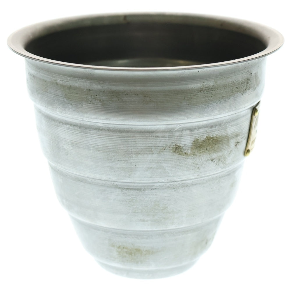 m&m(エムアンドエム) ×MASSES POT TYPE 1 - Chrysails STEEL / SMALL マシス クリサリス 鉄鉢 ポット シルバー