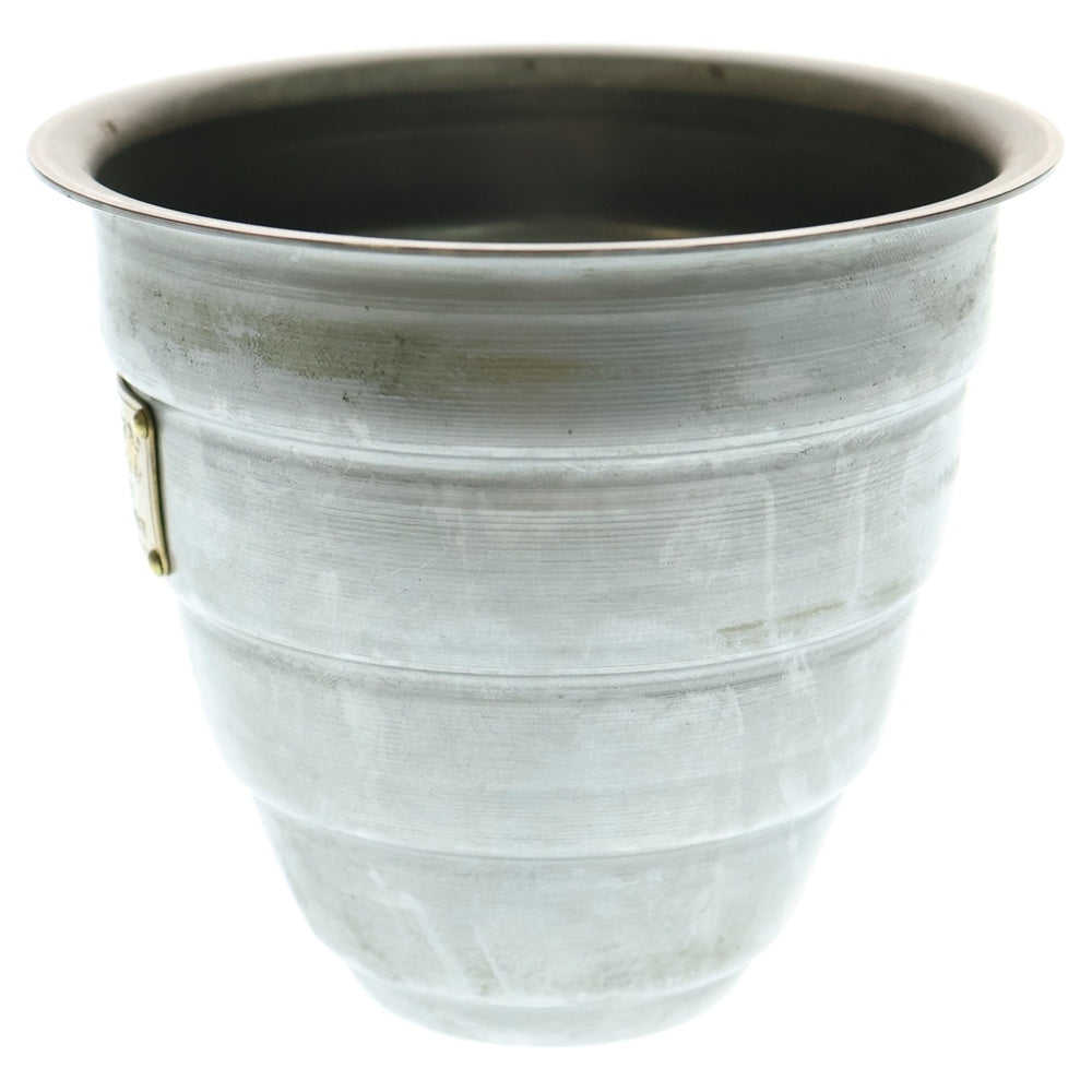 m&m(エムアンドエム) ×MASSES POT TYPE 1 - Chrysails STEEL / SMALL マシス クリサリス 鉄鉢 ポット シルバー